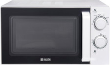 Haden Stainless Steel Interior Microwave Oven - 20L White Microwave, 700W with 6