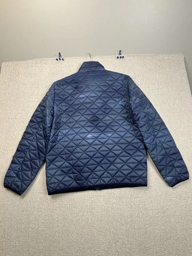 Bass Outdoor Mens Quilted Puffer Jacket Size Medium / M Navy Blue image 10