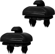 FIT TOYOTA X2 BLACK SUN VISOR CLIP HOLDER HOOK Metal/Plastic