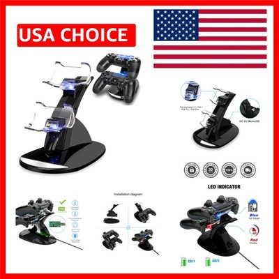 Dual Shock PS4 Charging Station for Controllers - Fast Charge & Safety Features