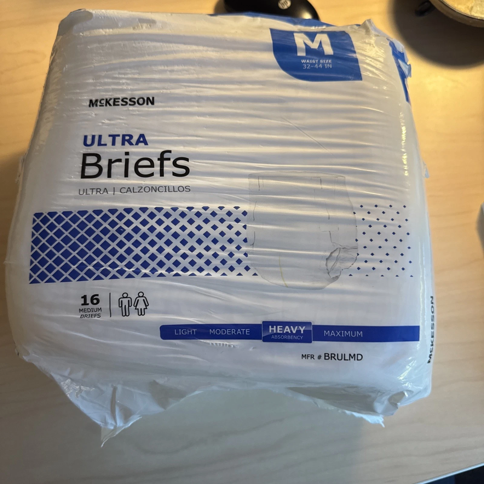 McKesson 16 Pack Disposable Heavy Absorbency M Medium Briefs Diapers Tab
Opens in a new window or ta