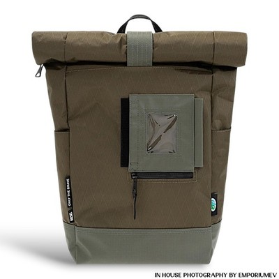 Diesel Urban Ninja Shinobi Backpack Green Multipocket Roll Top