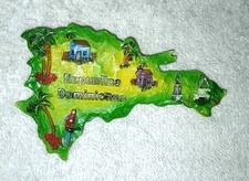 Dominican Republic Jumbo Country Magnet 4 x 2 1/4"