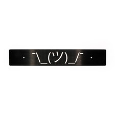 Billetworkz Shrug Guy License Plate Delete Compatible With Subaru Wrxsti
