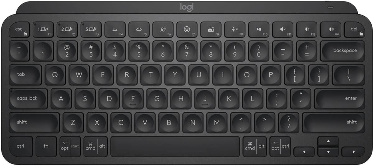 Logitech MX Keys Mini Wireless Bluetooth Keyboard in Black - 920