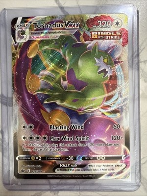 Tornadus VMAX 125/198 Holo VMAX Rare Chilling Reign Pokemon Cards