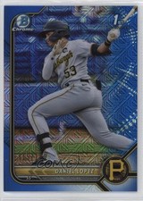 2022 Bowman Chrome Prospects Mega Box Blue Mojo Refractor /150 Dariel Lopez 13c1