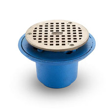 2 In. Shower Drain, Nickel Bronze