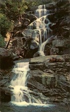 Ramsey Cascades Postcard Great Smoky Mountains Gatlinburg TN NC Waterfall 1969