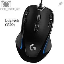 Logitech G300s Optical Ambidextrous Gaming Mouse Rechargeable Fast shipping