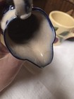  ANTIQUE  STAFFORDSHIRE FLOW BLUE COPPER LUSTER BEARDED PITCHER/ CREAMER  1840S — photo 10