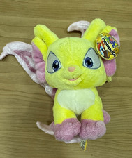 2004 Neopets Plush Faerie Acara Toy Winged Yellow Fairy Pink Plushie NWT