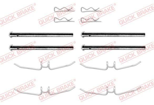 ZubehÖRsatz Scheibenbremsbelag Vorne Hinten Quick Brake 109 0901 FÜR Ford-image