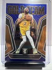 2024-25 Totally Certified Anthony Davis Gold Team #14 Blue Mirror /49
