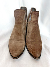 STEVE MADDEN boot taupe leather ankle boots Poised size 7.5