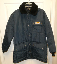 Vintage Walls Blizzard Pruf Winter Coat Blue Made in USA Insulated Large 42-44