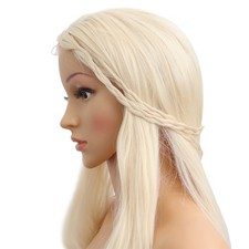 60 cm Long Curly Wig Synthetic Hair for Women Cosplay Costume