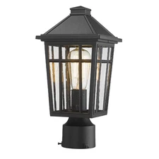 Outdoor Post Lights Lamp Post Light Fixture, Waterproof Aluminum Housing with...