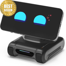 LOOI AI Desktop Robot Companion ChatGPT Voice Visual Memory Wireless Charging