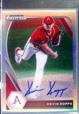 2021 Prizm Draft Picks Kevin Kopps Auto #PDP99 Razorbacks Base Autographs Silver