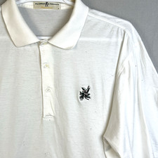 Fairway & Greene Byron Nelson Golf Polo Shirt White Men XXL Embroidered Logo