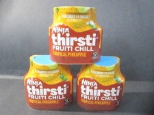 Ninja 2.07oz Thirsti Tropical Pineapple Flavored Water Drops 04/20/2027 - Qty 3