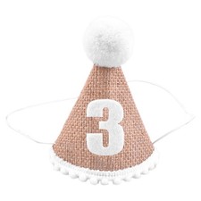 2X(Hat Baby Birthday Party Hat 3th Years Kids Baby Shower Hat Birthday8043