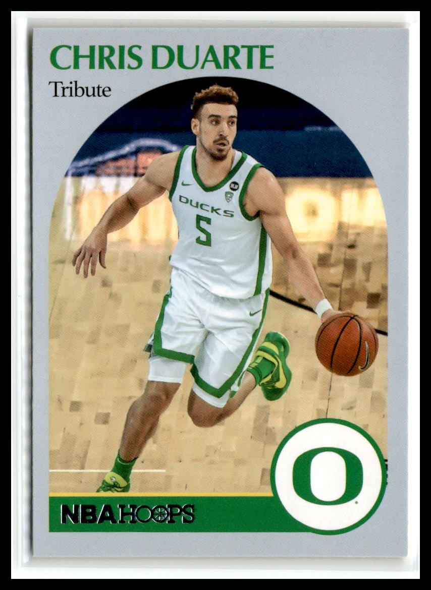 Chris Duarte 2021 Panini Chronicles Draft Picks #68 Oregon Ducks