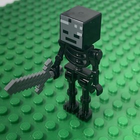 LEGO Minecraft Minifigure-Wither Skeleton-21154 21139 21266 21172 21126 min025