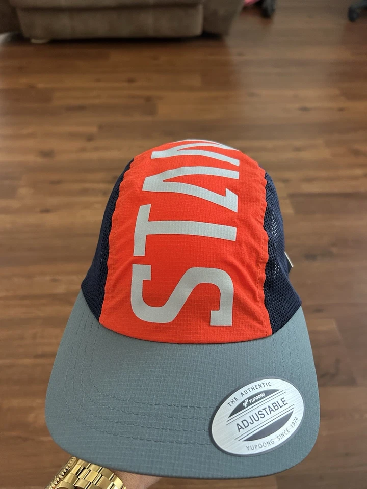 Gorra de running Stance naranja azul tie dye Foto 4 de 4