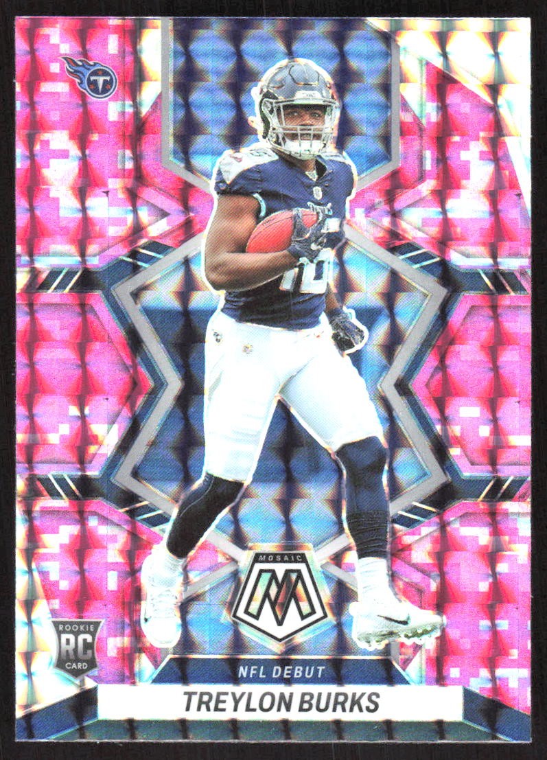 4466G 2022 Panini Mosaic #279 Treylon Burks Mosaic Camo Pink