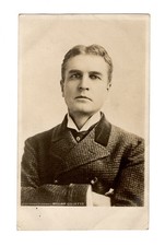 L869 UK GB - William Gillette - American Actor and Playwright - RPPC Postcard