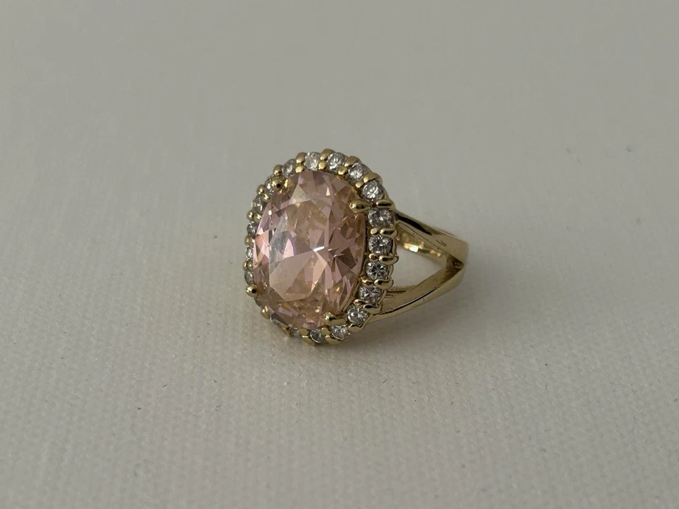 Anillo de cóctel rosa Camrose & Kross JBK Jackie Kennedy Collection con caja Foto 4 de 4