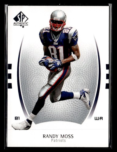Randy Moss #71 2007 SP Authentic card