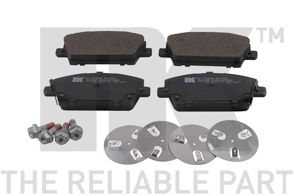 NK Bremsbelagsatz, Scheibenbremse 222638 FüR Honda-image
