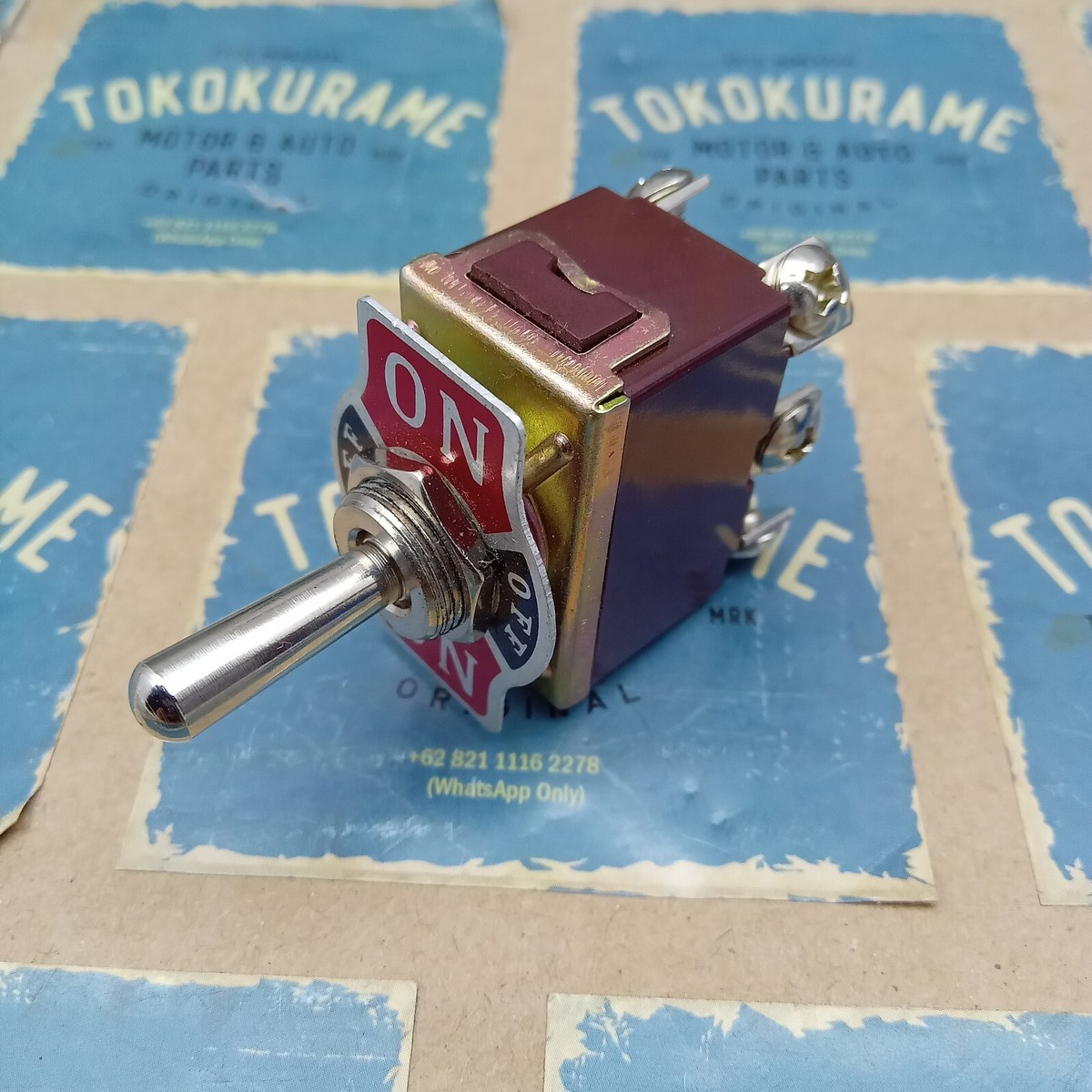 Auspicious Toggle Switch 1322B Spring Return 6 PIN NOS | eBay