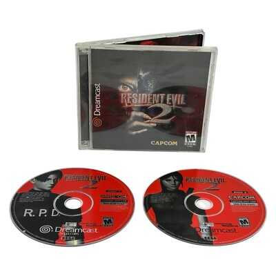 Resident Evil 2 (Sega Dreamcast, 2000) DC CIB Complete w/ Manual Tested