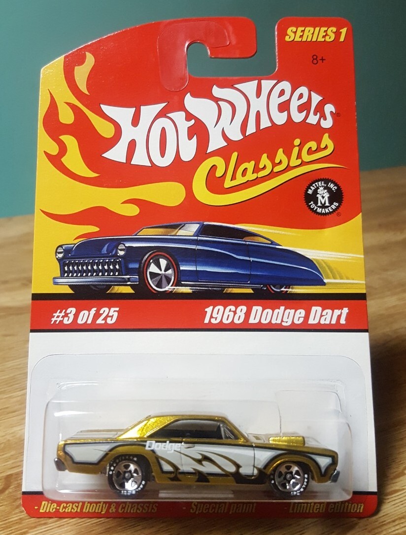 ホットウィール　‘68 ダッジ　ダート　DODGE DART 68 DODGE DARTのレビュー！ピンクの大粒・エロマッスル。[GJT39
