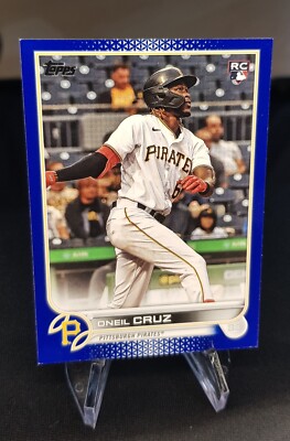 2022 Topps Series 2 - ONeil Cruz Royal Blue Rookie #537 Pirates SP  