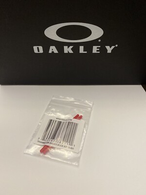 Oakley Transistor Eyeglasses Earsock Kit 12-221 Red Ducati New Fast Free  S/H