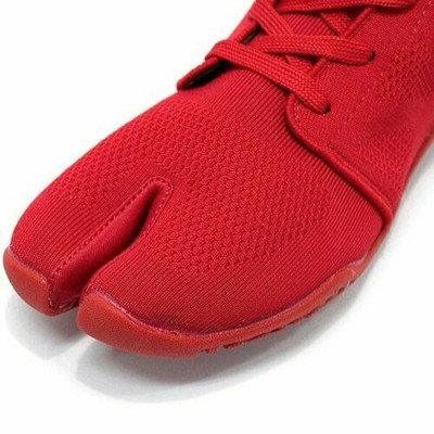 red tabi shoes
