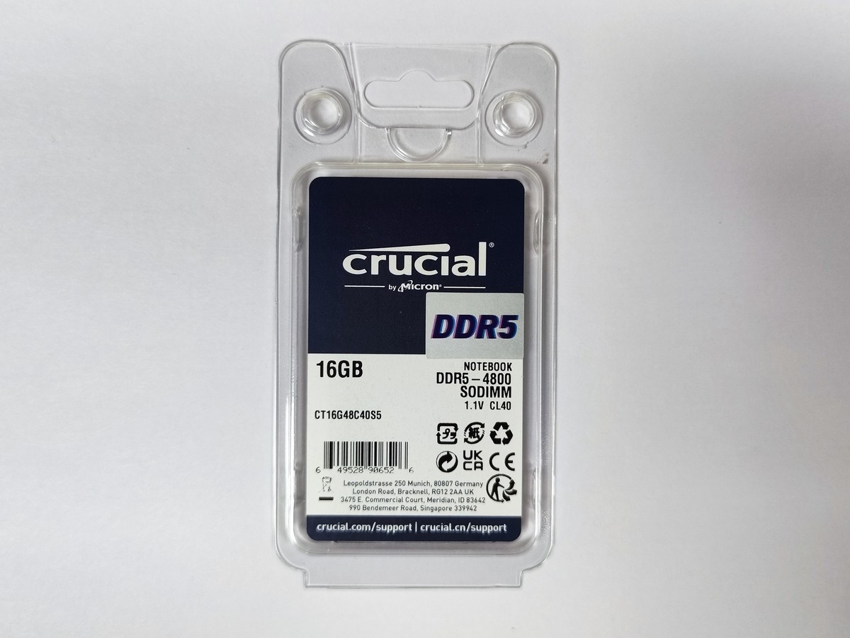 Crucial 64GB DDR5 4800MT/s 16GB 4枚 Crucial 64GB DDR5 RAM Kit (2x32GB), 4800MHz CL40 Desktop