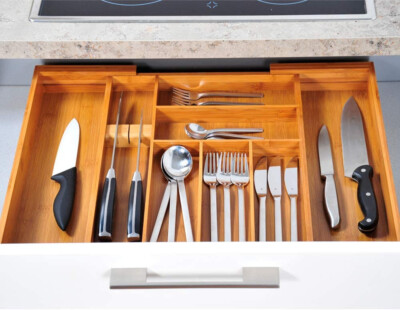 KESPER Variabler Bambus-Besteckkasten - 35-58x43cm online kaufen | eBay.de