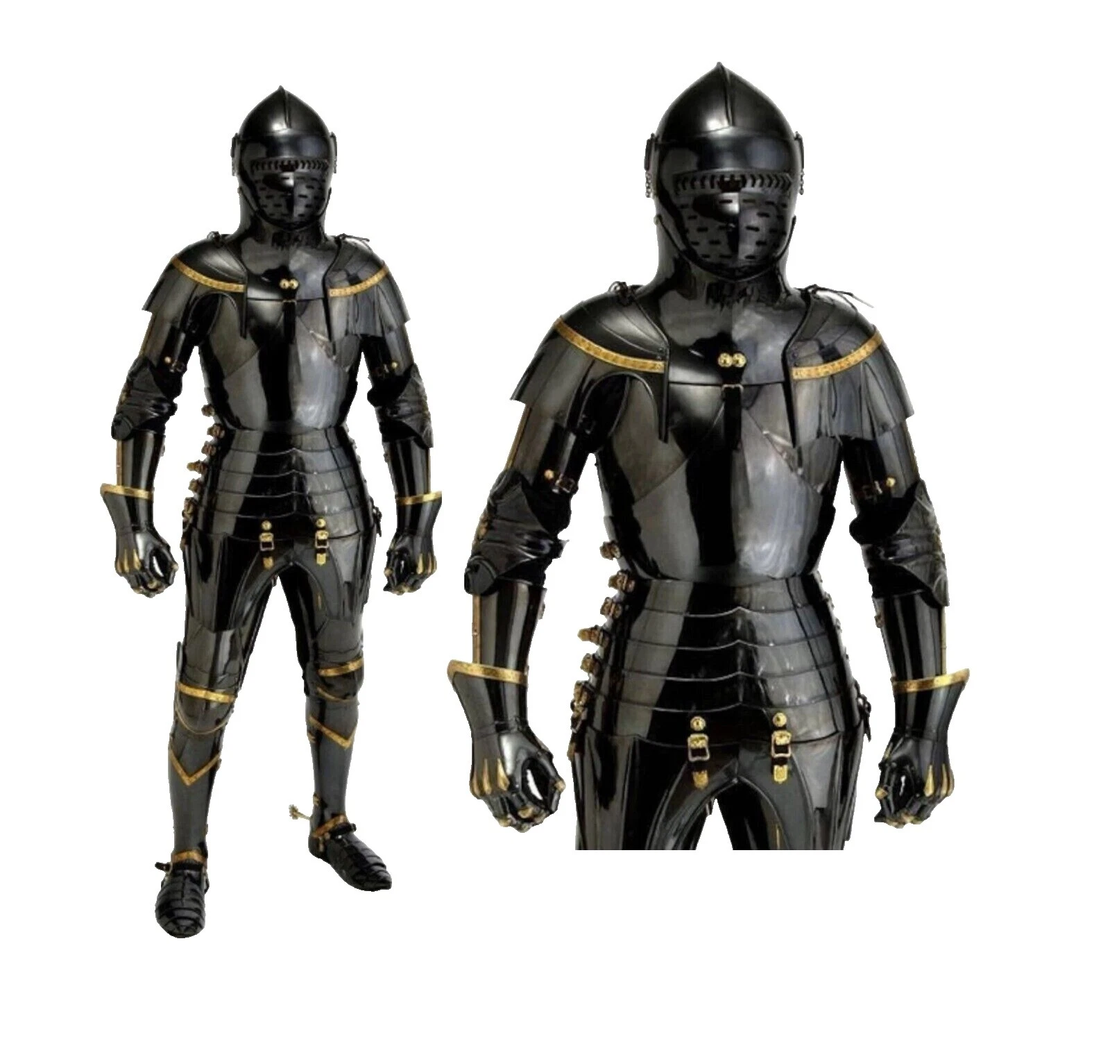 Black Medieval armaduras de Corpo Inteiro