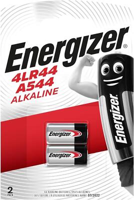 Energizer 2er 4LR44/A544 Alkaline Batterien, 6V für Kamera E301536002