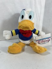 Disney Store Plush Donald Duck Mini Bean Bag Collectible Stuffed Animal