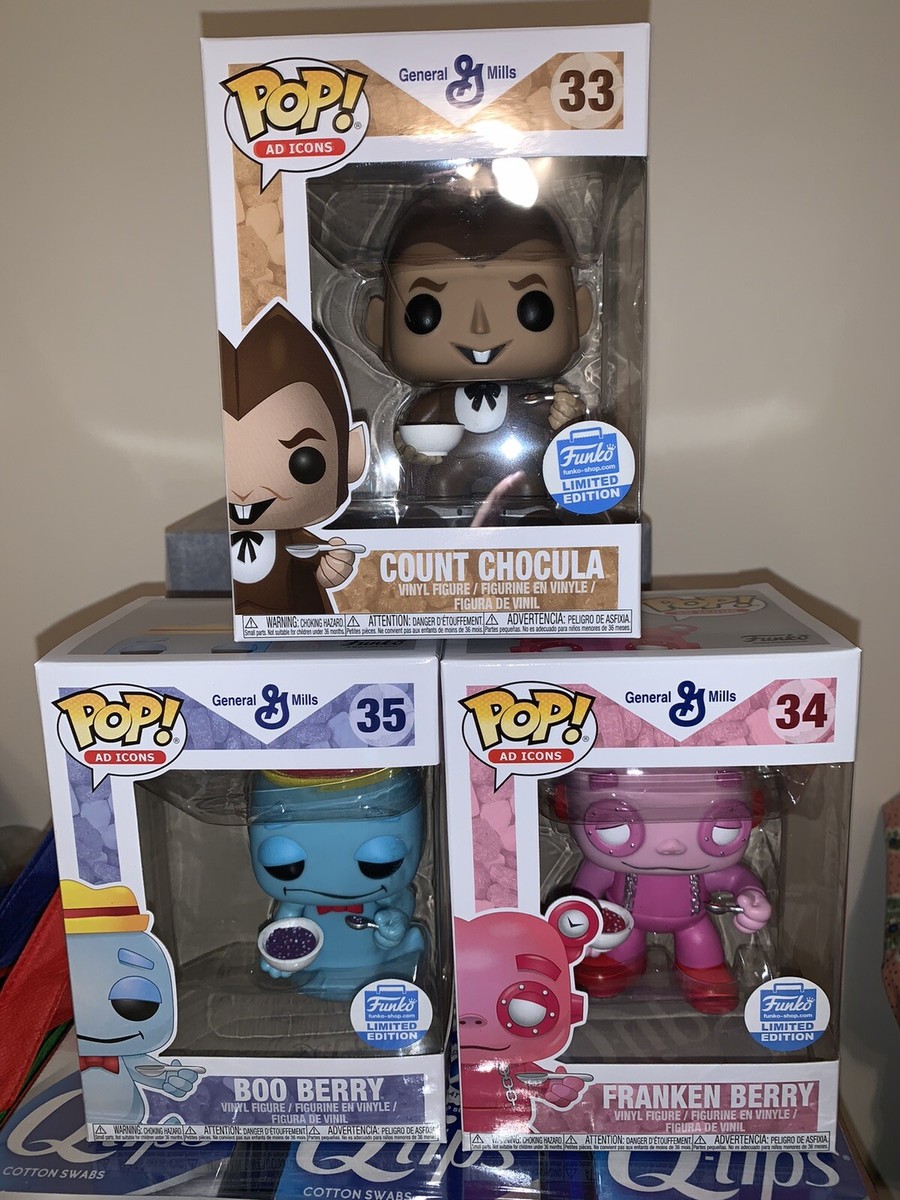 Funko Pop Ad Icons Funko Cereal Monsters Pack of Boo Berry Count Chocula
