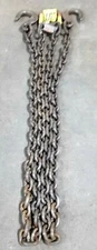½” X 9’ 2-LEG CHAIN SLING GRADE 8 20,800 WLL SEE VIDEO [1609]