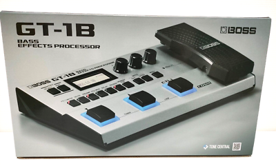 Boss GT-1B Bass Effects Processor Guitar Pedal Silver Brand W305 x