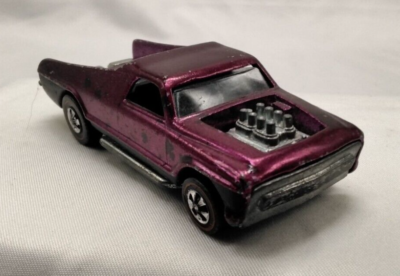 Vintage 1969 Hot Wheels Redline Seasider Truck NO Boat USA Magenta